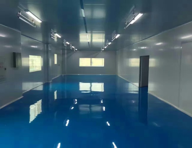 食品車間凈化工程墻頂地面的施工后成品圖 食品車間凈化工程墻頂地面的施工后成品圖